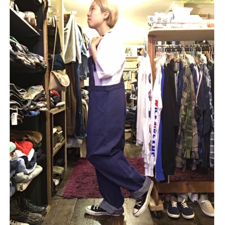 [USED] BLUE COTTON  オーバーオール