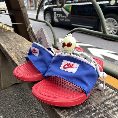 [USED]NIKE zip pocket SANDAL ❤️💙
