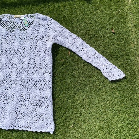 [USED] WhiteクロシェットTOPS