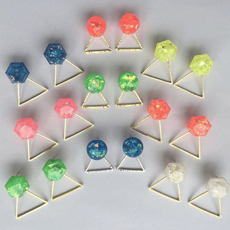 [BENICOTOY] TRIANGLEピアス
