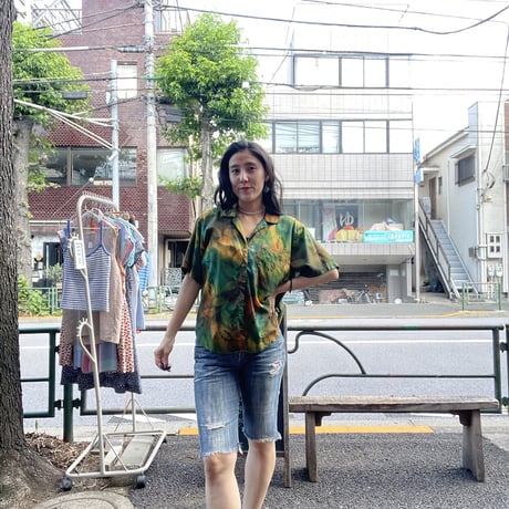 [USED] good nature レーヨンシャツ