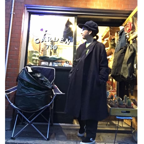 [USED] DARK NAVY ロング コート