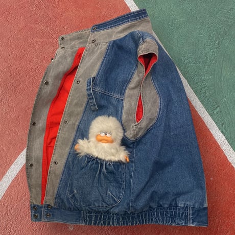 [USED]ベルト付きDENIME VEST