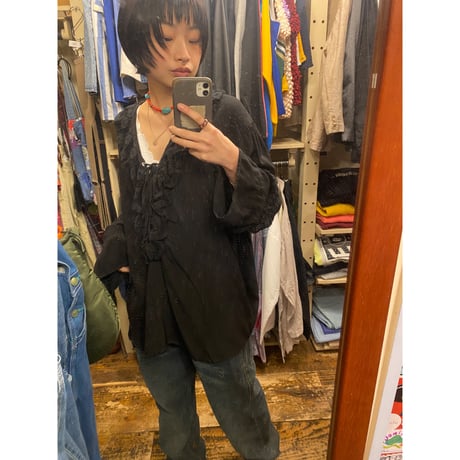[USED]レースアップShirts