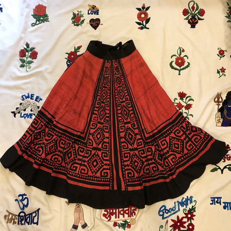 [USED] Made in MEXICOプリントフレアスカート