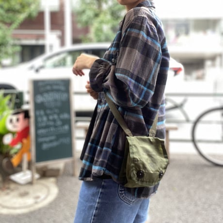 [USED] OP渋色チェック ネルシャツ