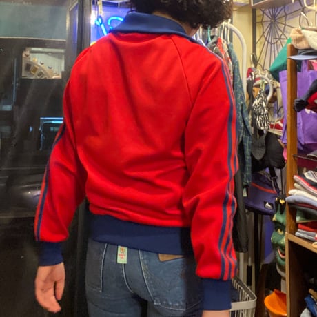[USED] 80's vintage❤️💙adidas トラックJKT