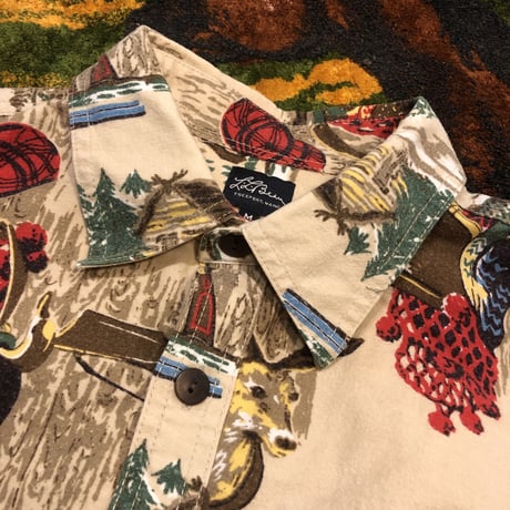 [USED]  L.L.Bean 総柄シャツ♡