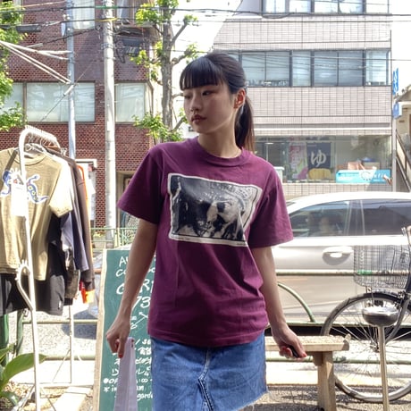 [USED] Vintage BUN SHAKAプリントtee