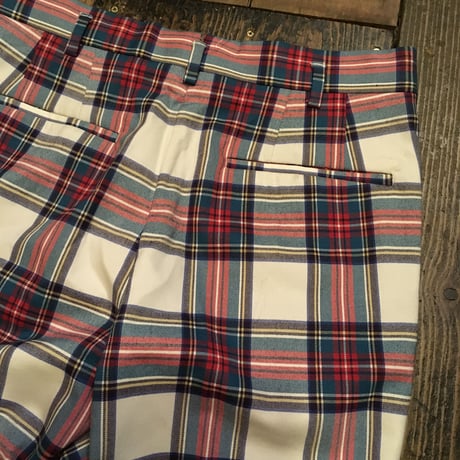 [USED] さわやか タータンチェック柄 PANTS