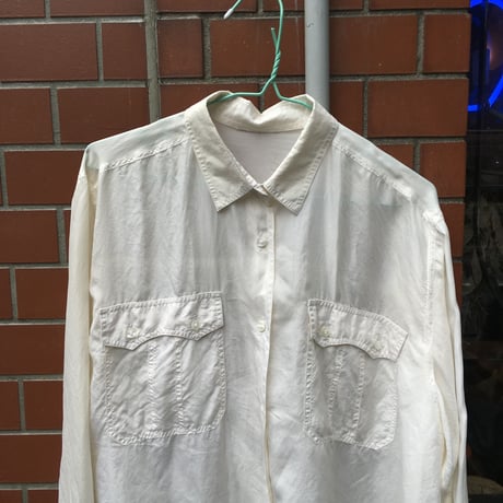 [USED] ふわっとシンプルSILKシャツ