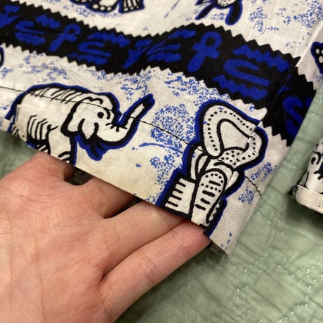 [USED] アフリカンバティック ゾウさんPANTS