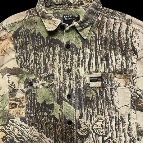 [QP ○△ ⇄ garden] 004 REAL TREE CAMO SHIRTS