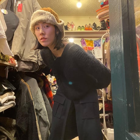 [USED] Laula 100%wool カーゴワイドパンツ