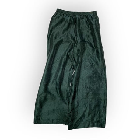 [USED] Green 光沢 イージー pants