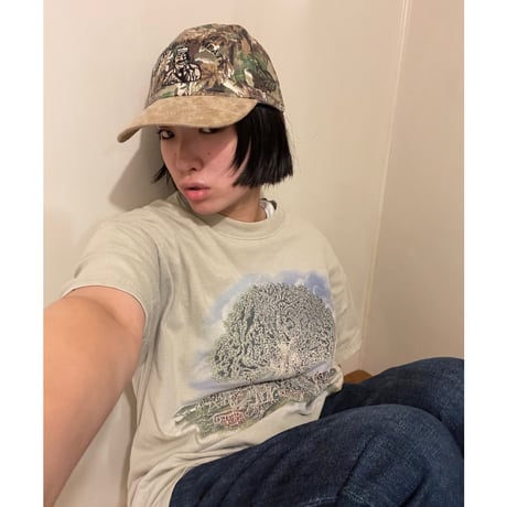 [USED] CAMO柄スウェードCAP