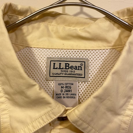 [USED]  L.L.Bean YELLOW COTTON SHIRT💛