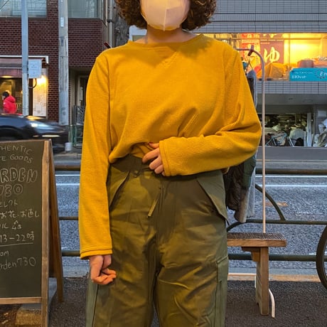 [USED] マスタード色💛パイル TOPS