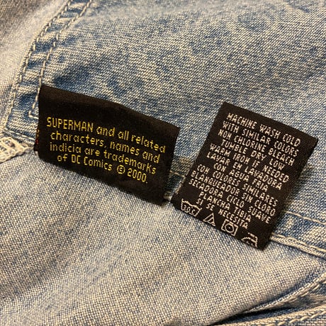 [USED] SUPER GIRL DENIM OVERALL!
