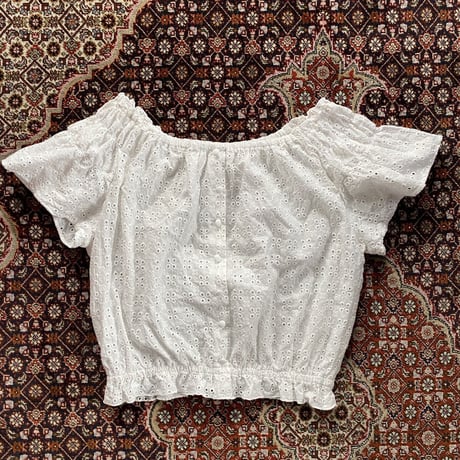 [USED] WHITE cottonチュニック