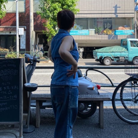 [USED] GAP ノースリーブ デニムシャツ