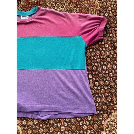 [USED]オシャレ！デザインボーダーTee