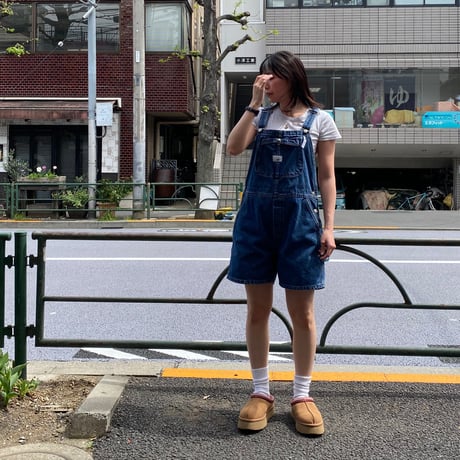 [USED] ”Lee” ゆったり♡SHORTオーバーオール