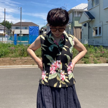 [USED] ノースリーブアロハシャツ🌺
