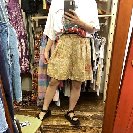 [USED] Lauren  花柄LINEN Shorts