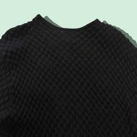 [USED]  MERINO WOOL ぽこぽこトップス  (BLACK)