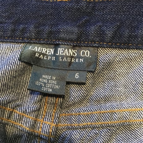 [USED] LAUREN JEANS  はんぱ丈デニム