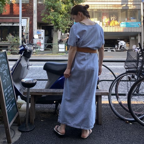 [USED] MADE IN U.S.A. デニムロングワンピース