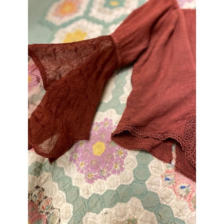 [USED]  INDIANレーヨンTOPS