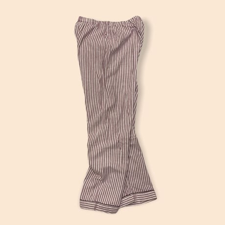 [USED] RED ストライプパジャマPANTS♡