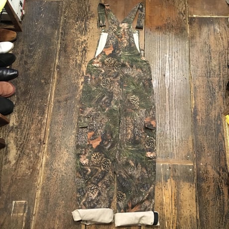 [USED] camouflage柄 オーバーオール