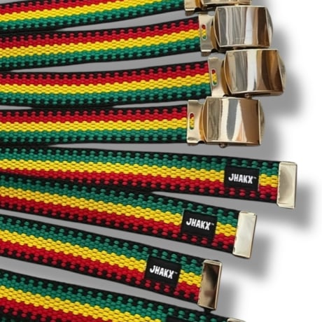 [JHAKX ]   JHAKX "Plaited Rasta" Gold