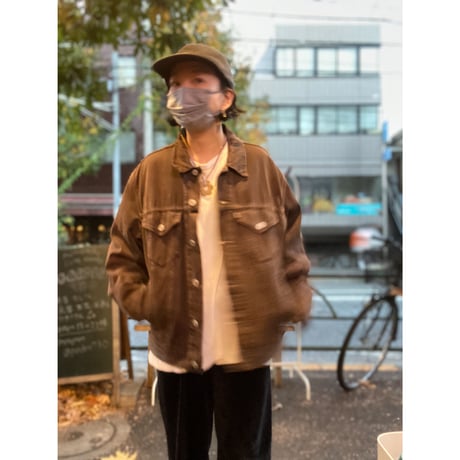 [USED] Levi's BROWN デニムJKT