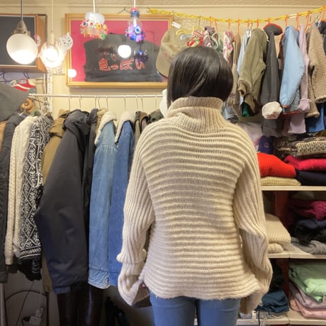 [USED] おもしろハイネックセーター