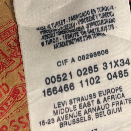 [USED] Euro Levis 521 Black W31 L30