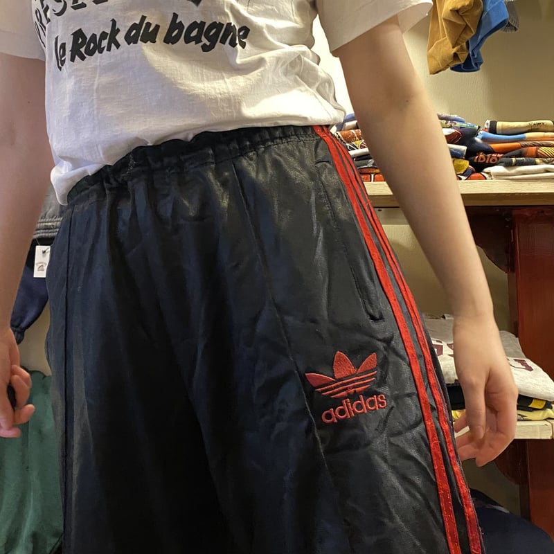 ✅adidas アディダス B&Y別注 サテン トラック ジャージパンツ 古着 ✓adidas アディダス B&Y別注 サテン トラック ジャージパンツ 古着