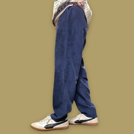 [USED] Fake SUEDE🫐イージーパンツ