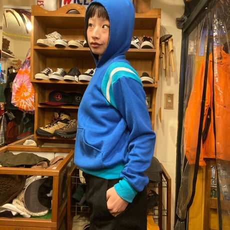 [USED] VINTAGE "Sears" HALF ZIP PARKA🟦