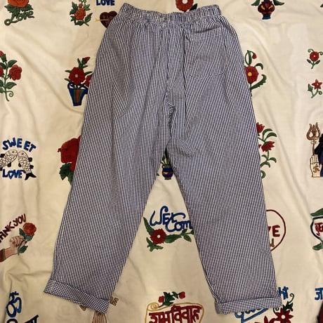 [USED] ギンガムチェック EURO COOK PANTS🥄