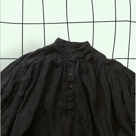 [USED] Leinen  BLACK チュニック🖤