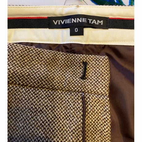 [USED] VIVIENNETAMツイード フレアパンツ