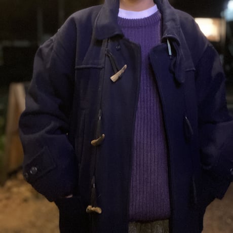 [USED] ネイビーBIG SIZE ダッフルコート
