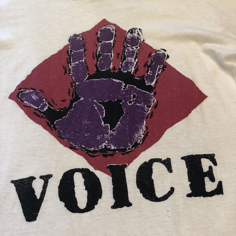 [USED] vintage VOICE プリントTee