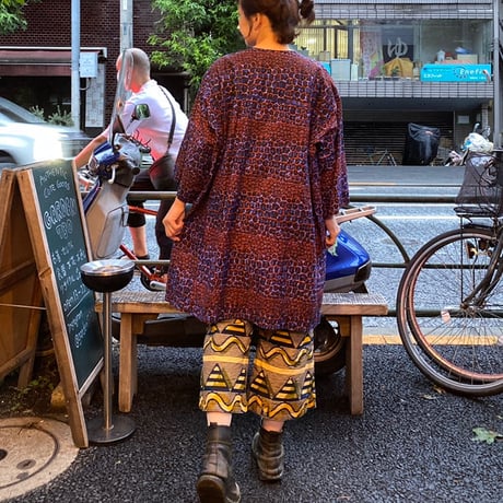 [USED] アフリカンバティックPANTS/ YELLOW