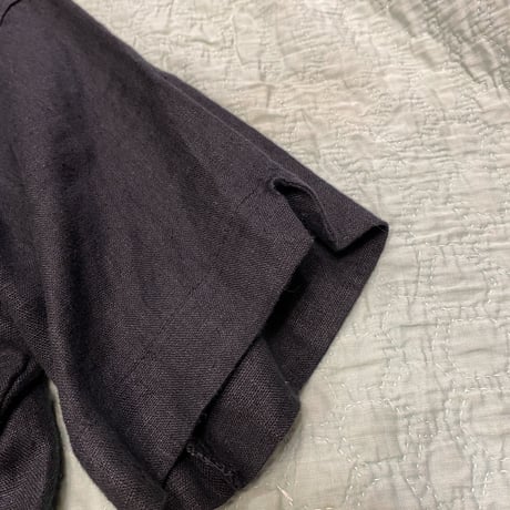 [USED] "Rockmount" リネンウエスタンシャツ(BLACK)