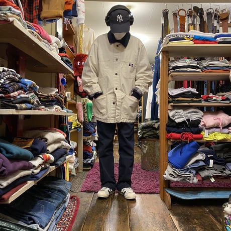 [USED]  Dickies アイボリーのカバーオール